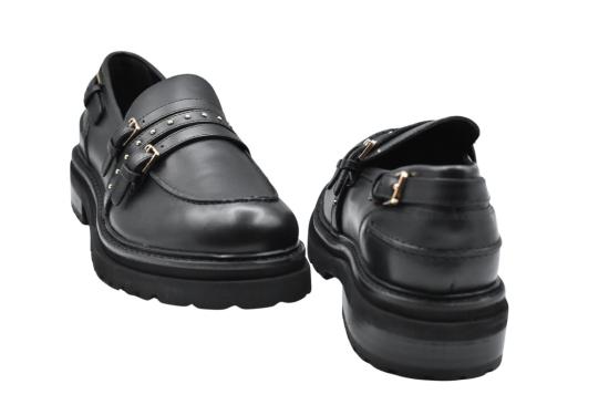 25FW 재닛앤재닛 플랫 슈즈 470 Black - JANET&JANET