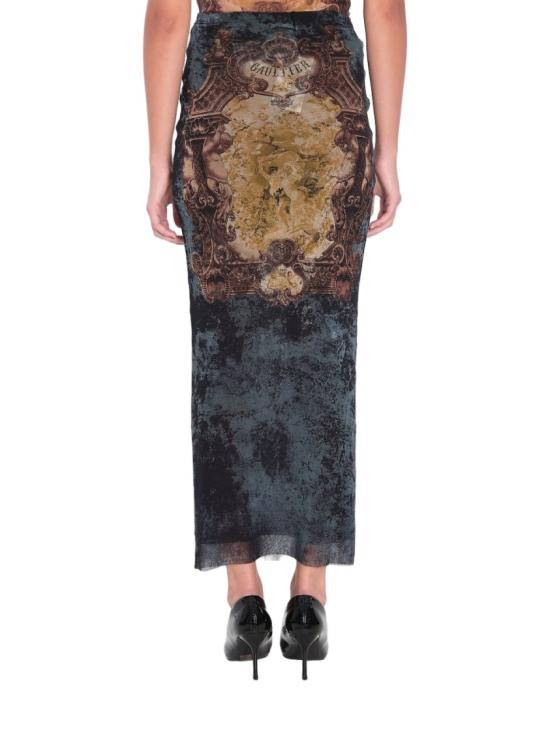 25FW 장 폴 고티에 롱 스커트 SK005 M006P 005740 Brown - JEAN PAUL GAULTIER