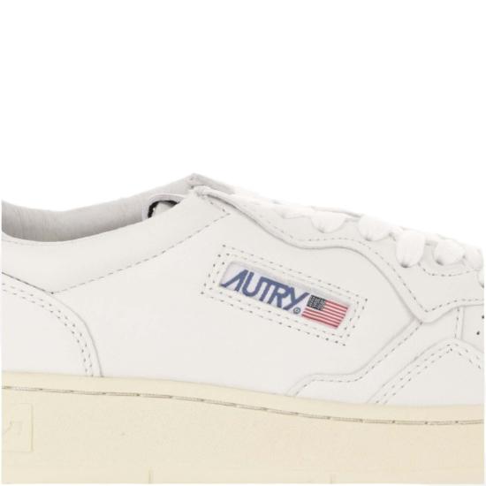 26SS 오트리 메달리스트 로우 레더 스니커즈 AULWGG04GOATGOATWHITE White - AUTRY