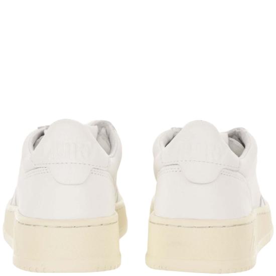 26SS 오트리 메달리스트 로우 레더 스니커즈 AULWGG04GOATGOATWHITE White - AUTRY