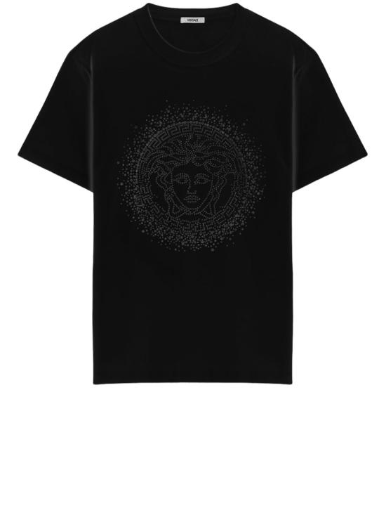 26SS 베르사체 반팔 티셔츠 10232071A172171B000 Black