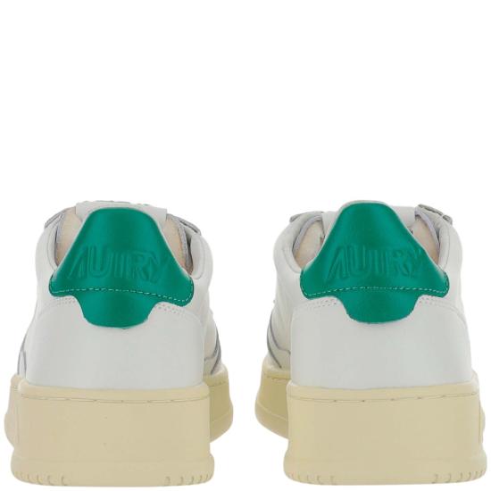 26SS 오트리 메달리스트 로우 스니커즈 AULMLL20LEATLEATWHTGREEN White - AUTRY