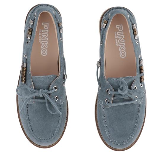 26SS 핑코 플랫 슈즈 SD0539P002311 Grey - PINKO