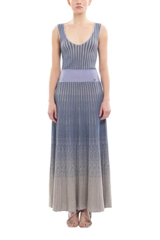  사이드 코베이시 롱 원피스 디그레이드 니트웨어 드레스 - SAIID KOBEISY