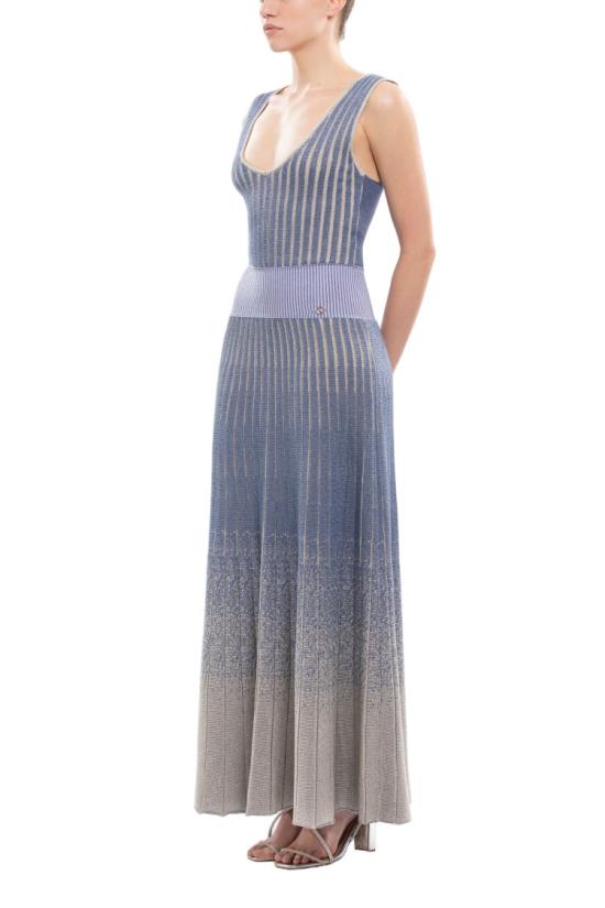  사이드 코베이시 롱 원피스 디그레이드 니트웨어 드레스 - SAIID KOBEISY