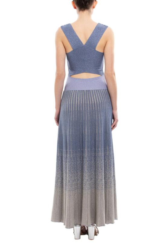  사이드 코베이시 롱 원피스 디그레이드 니트웨어 드레스 - SAIID KOBEISY