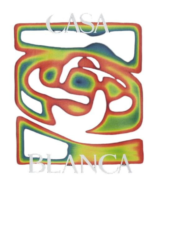 26SS 카사블랑카 반팔 티셔츠 MSP26JTS00106 Black - CASABLANCA