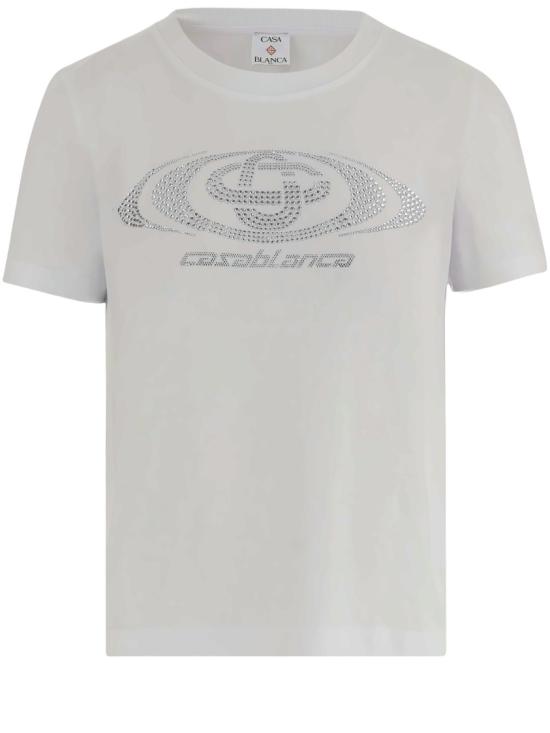 26SS 카사블랑카 반팔 티셔츠 WSP26JTS02004 White