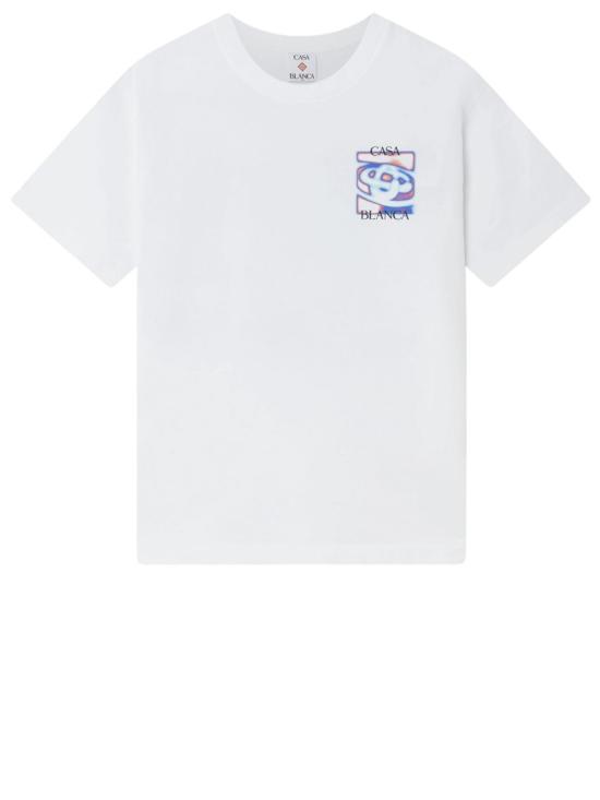 26SS 카사블랑카 반팔 티셔츠 MSP26JTS00107 White