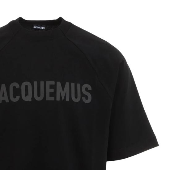  자크뮈스 르 타이포 반팔 티셔츠 245JS212 2011010 Black - JACQUEMUS