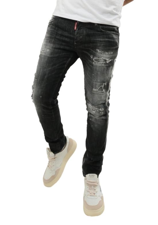 25FW 디스퀘어드2 데님 팬츠 S74LB1638 Black