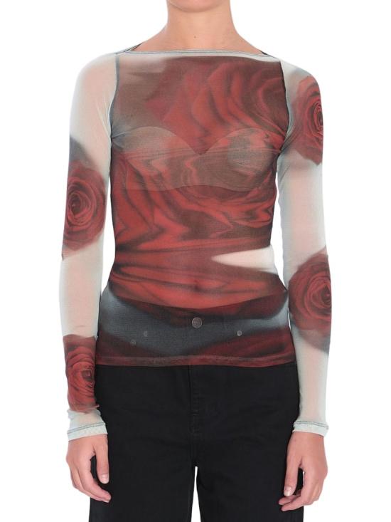 25FW 장 폴 고티에 긴팔 티셔츠 TO352 M011P 10230 Brown