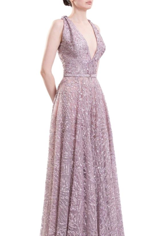  사이드 코베이시 롱 원피스 브로케이드 드레스 - SAIID KOBEISY