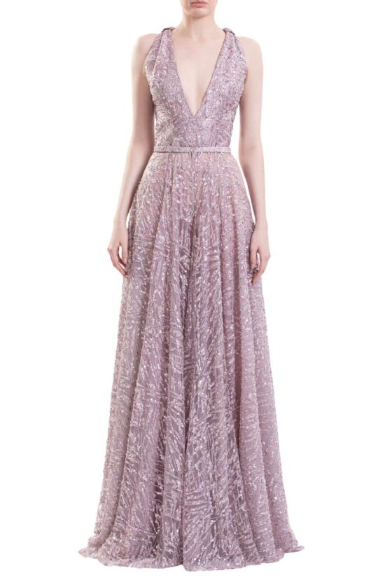  사이드 코베이시 롱 원피스 브로케이드 드레스 - SAIID KOBEISY