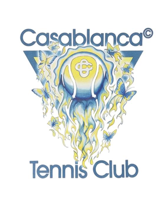 26SS 카사블랑카 반팔 티셔츠 MSP26JTS00101 White - CASABLANCA