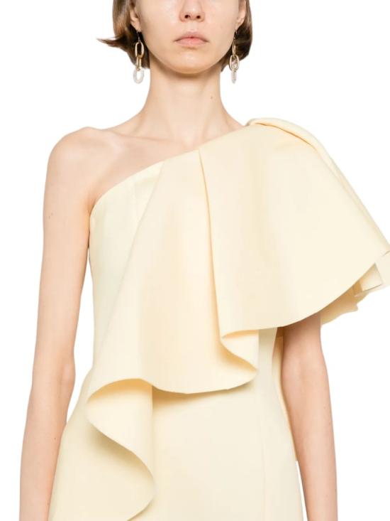  사이드 코베이시 롱 원피스 러플 스쿠버 롱 드레스 - SAIID KOBEISY