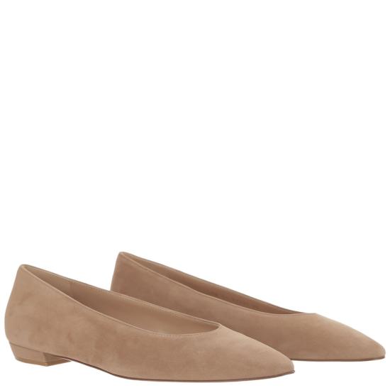 26SS 지안비토로시 플랫 슈즈 G2233410RICCAMPRALINE Neutrals - GIANVITO ROSSI