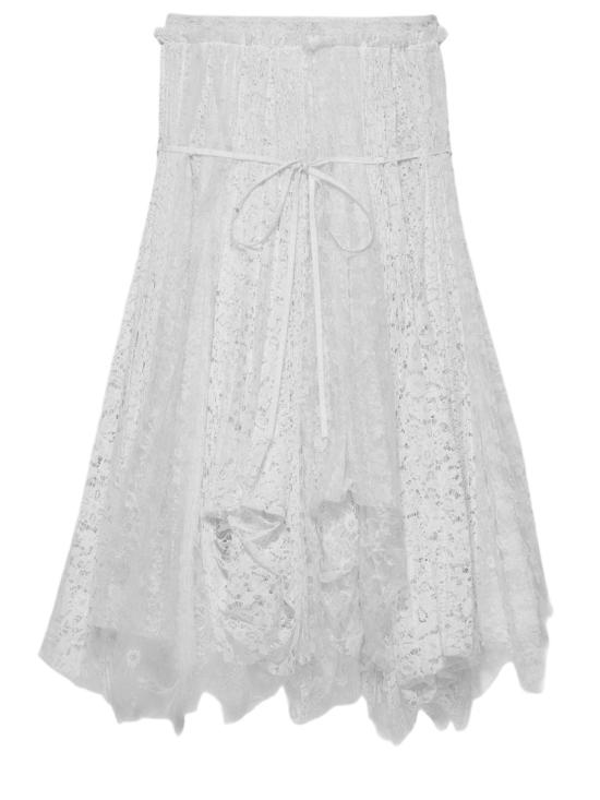 26SS JW앤더슨 미디 스커트 SK0200PG1912001 White