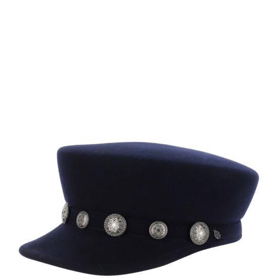  메종미셸 베레모 1108016002NAVY Black - MAISON MICHEL