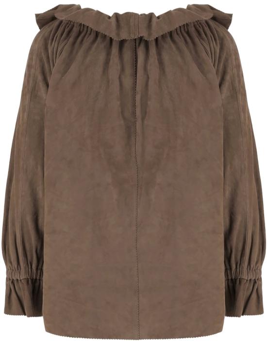 26SS 바이말렌비거 블라우스 10367411A Brown - BY MALENE BIRGER