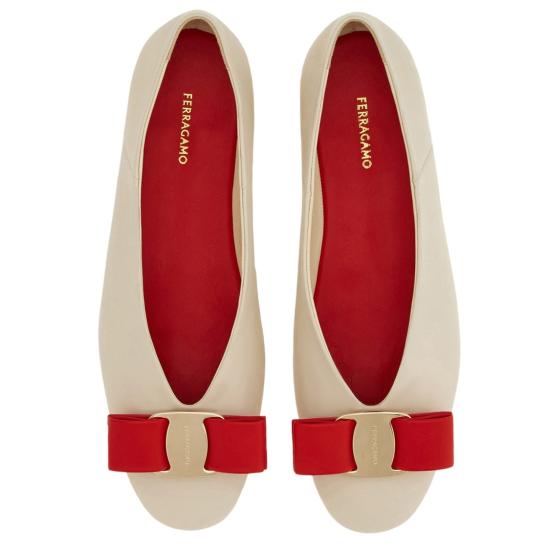 26SS 살바토레 페라가모 플랫 슈즈 01K225001 Neutrals - SALVATORE FERRAGAMO