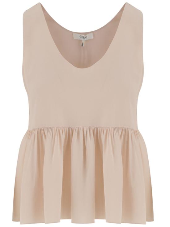 26SS 끌로에 민소매 티셔츠 CH26SHT300056H6 Neutrals