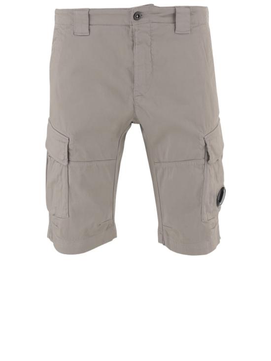 26SS 씨피 컴퍼니 스트레치 사틴 카고 렌즈 쇼츠 도브 20CMBE746A005694G904 Grey
