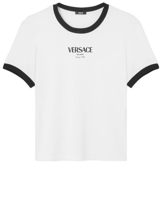 26SS 베르사체 반팔 티셔츠 10226561A166852W020 White