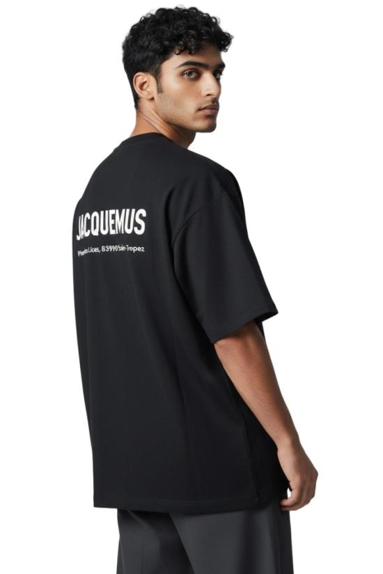 25SS 자크뮈스 반팔 티셔츠 235js158 20991jo Black - JACQUEMUS