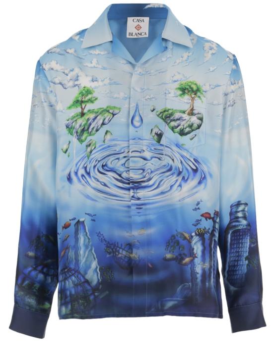 26SS 카사블랑카 긴팔 셔츠 MSP26SH00601 Blue