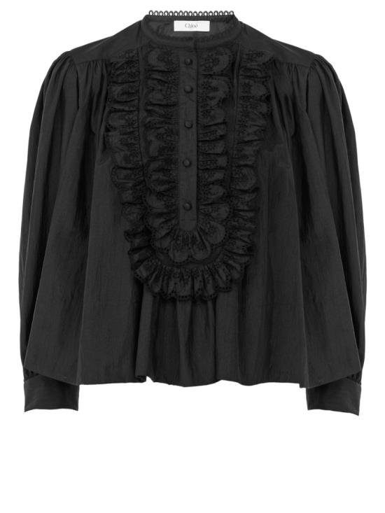 26SS 끌로에 블라우스 CH26SHT28102001 Black