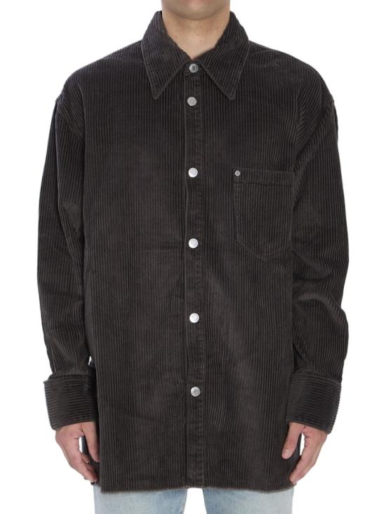 25FW 아미 긴팔 셔츠 USH793 C00131 020 Black