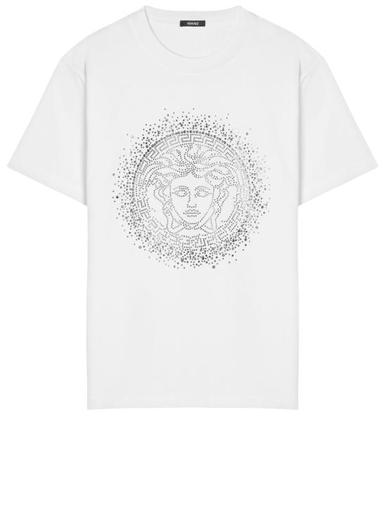 26SS 베르사체 반팔 티셔츠 10232061A172162W210 White
