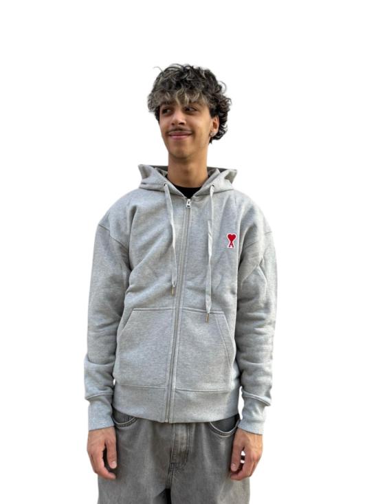 25FW 아미 후드 티셔츠 A20HJ006730001 Grey