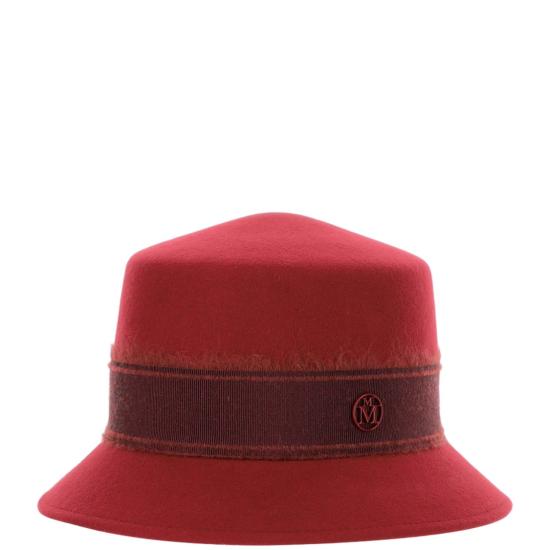  메종미셸 버킷햇 1083022001BURGUNDY Red
