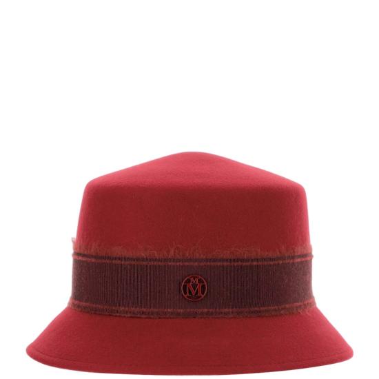  메종미셸 버킷햇 1083022001BURGUNDY Red - MAISON MICHEL