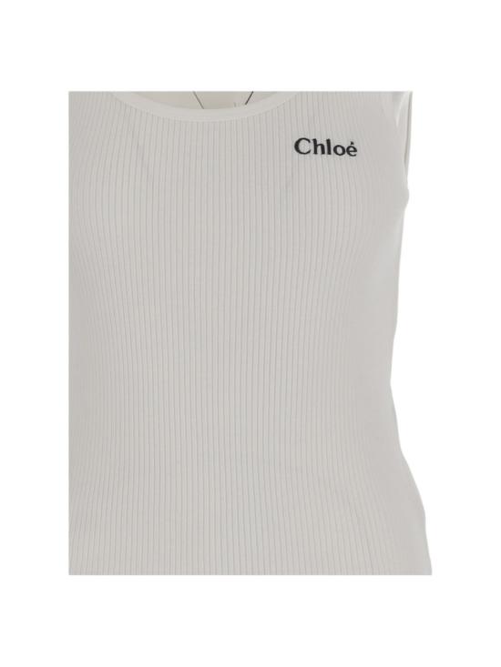 26SS 끌로에 민소매 티셔츠 CH25SJH12180101 White - CHLOE