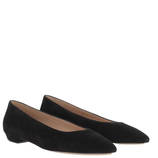 26SS 지안비토로시 플랫 슈즈 G2233410RICCAMNERO Black - GIANVITO ROSSI