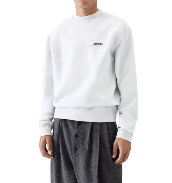 25FW 자크뮈스 긴팔 티셔츠 245JS206 2036 32 White - JACQUEMUS