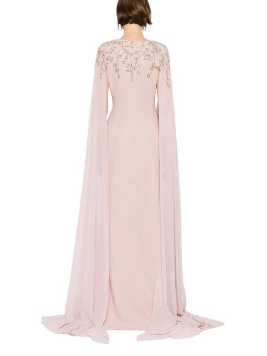  사이드 코베이시 롱 원피스 장식된 크레이프 카프탄 - SAIID KOBEISY