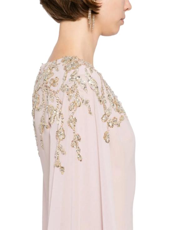  사이드 코베이시 롱 원피스 장식된 크레이프 카프탄 - SAIID KOBEISY