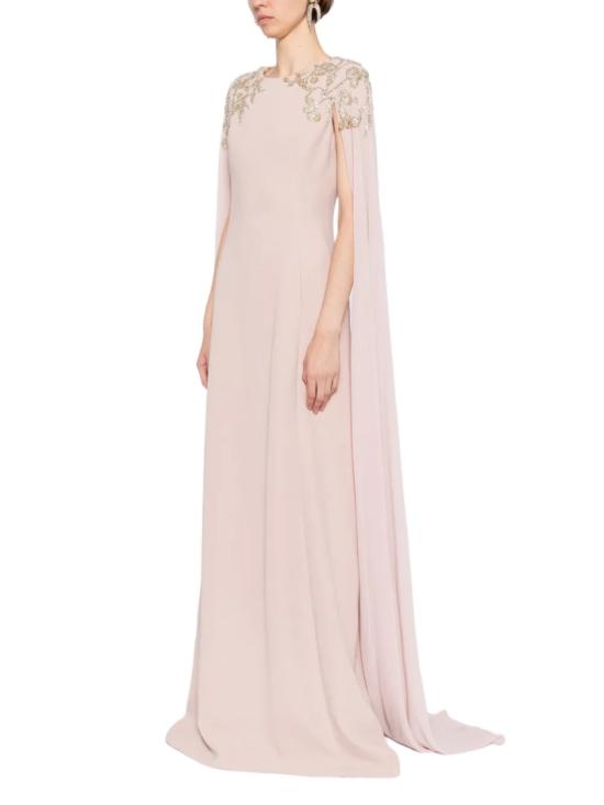  사이드 코베이시 롱 원피스 장식된 크레이프 카프탄 - SAIID KOBEISY