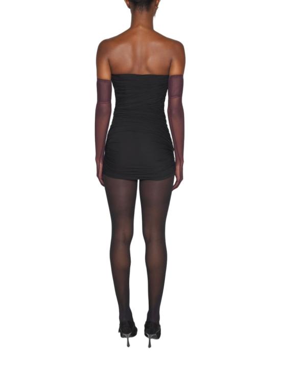 25FW 뮈글러 숏 원피스 25F3RO17646011 1999 Black - MUGLER