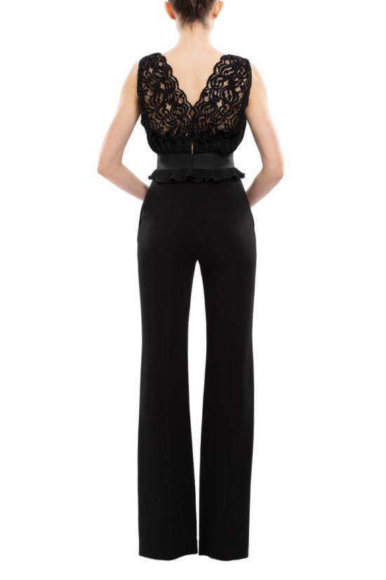  사이드 코베이시 코트 드라마틱한 라펠이 돋보이는 네이비 블루 울 - SAIID KOBEISY