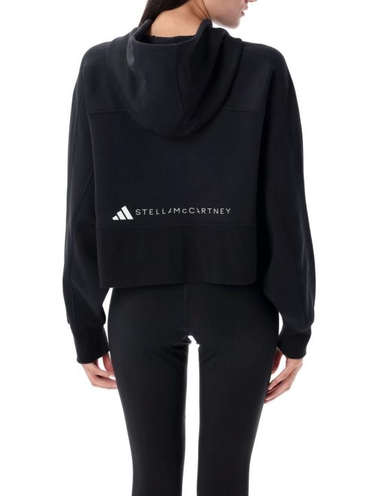 26SS 아디다스 바이 스텔라매카트니 후드 티셔츠 JD8107 Black - ADIDAS BY STELLA MCCARTNEY