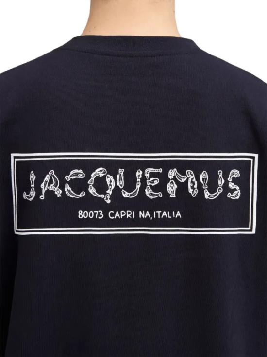 25SS 자크뮈스 반팔 티셔츠 S251023 Black - JACQUEMUS