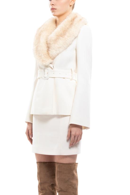  사이드 코베이시 자켓 모피 깃이 달린 맞춤 재킷 - SAIID KOBEISY