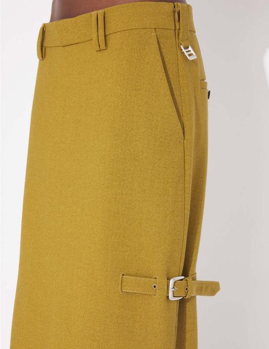  장 폴 고티에 스트레이트 팬츠 테일러링  스커트 올리브 그린 - JEAN PAUL GAULTIER