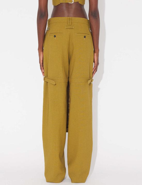  장 폴 고티에 스트레이트 팬츠 테일러링  스커트 올리브 그린 - JEAN PAUL GAULTIER