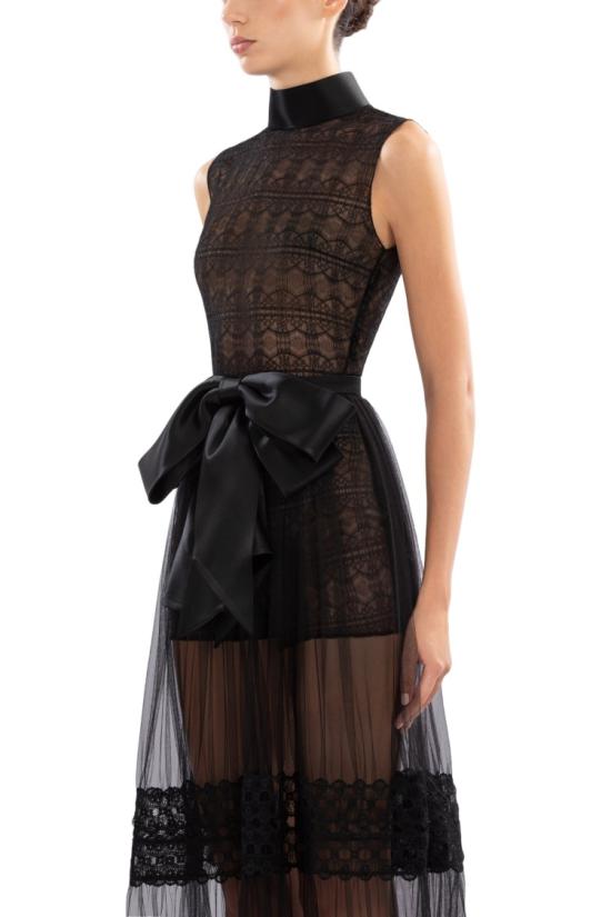  사이드 코베이시 롱 원피스 레이스 롱 드레스 - SAIID KOBEISY